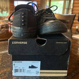 Converse all star OX Black stud